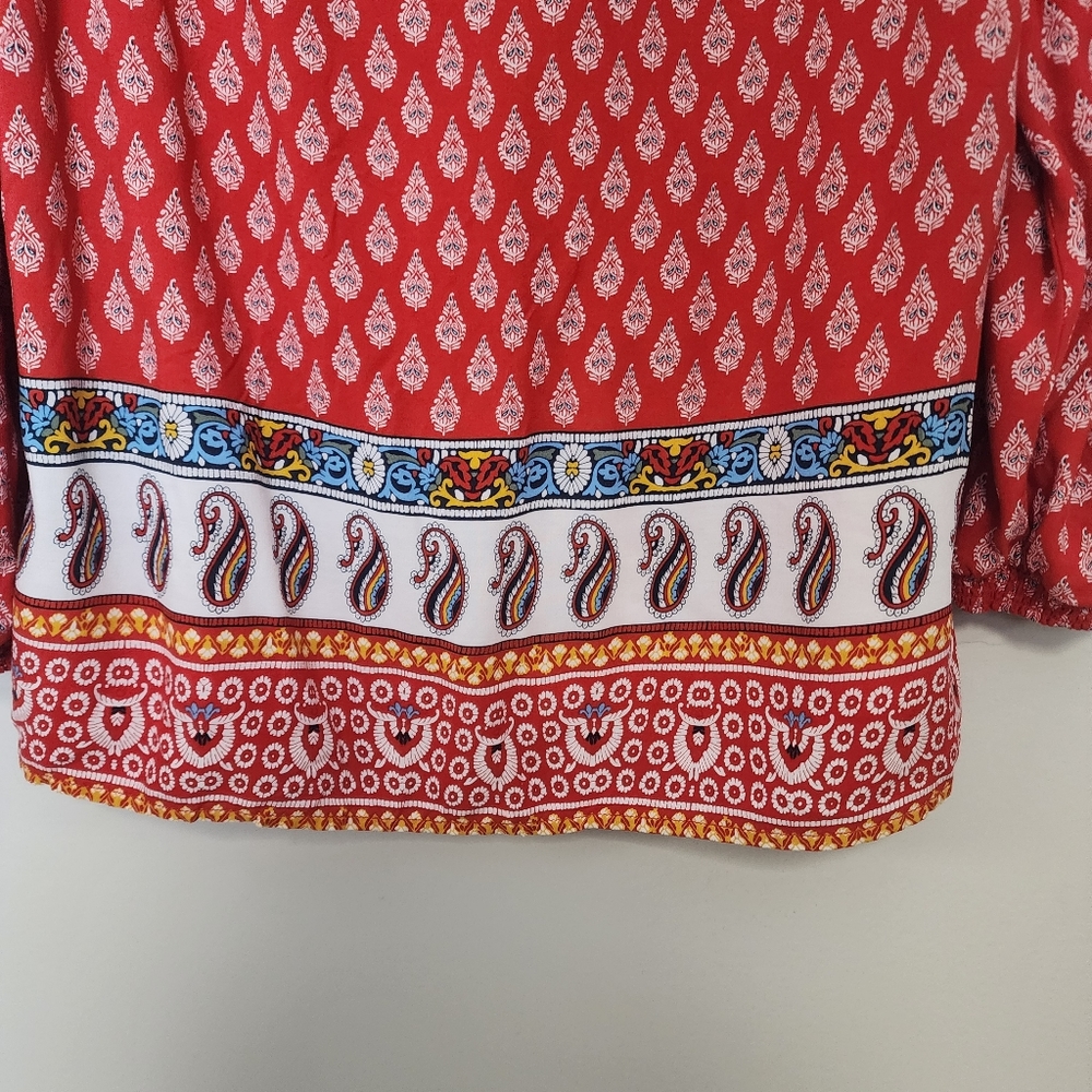 Beach Lunch Lounge split neck tunic Medium - Picture 5 of 8